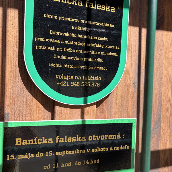 Banícke múzeum v Dúbravskej doline